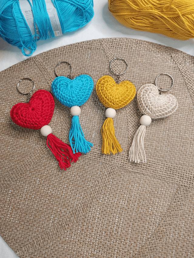 Porte clé coeur