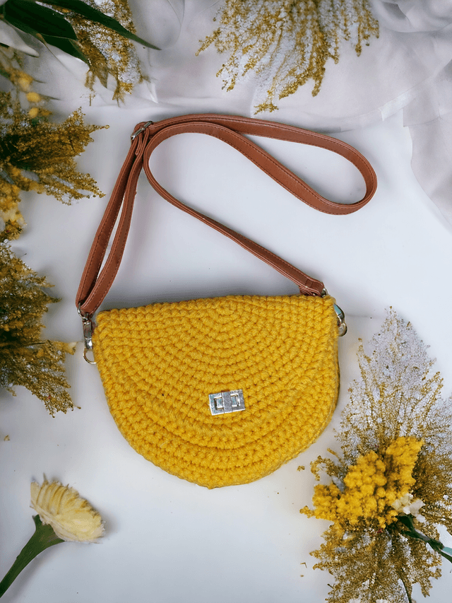 Sac "LUNE" moutarde