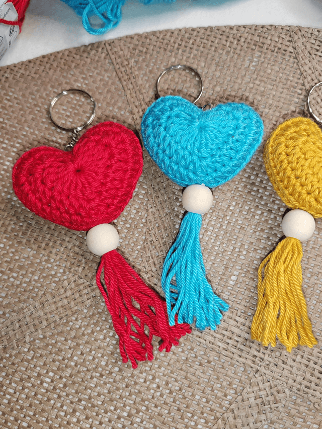 Porte clé coeur