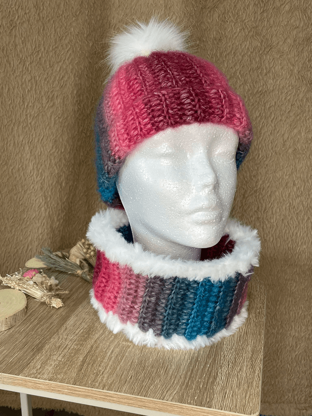 Ensemble bonnet / tour de cou