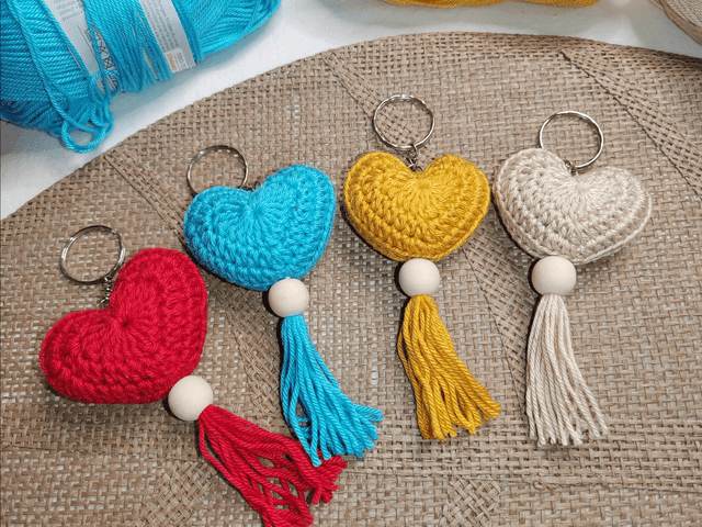 Porte clé coeur