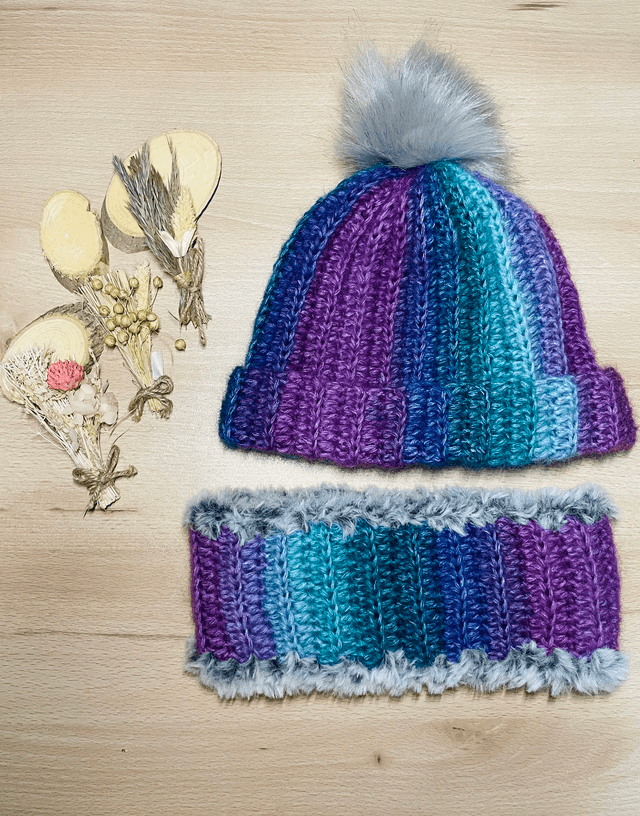 Ensemble bonnet / tour de cou